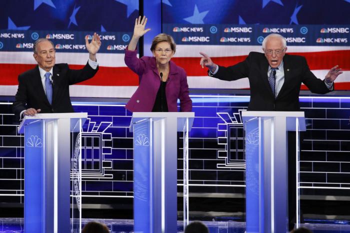El debate presidencial demócrata en Las Vegas fue el debut de Mike Bloomberg y el primero en el que Bernie Sanders apareció como puntero. 