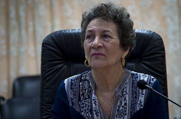 Dra. Martha Prieto, vicepresidenta de la Sociedad Cubana de Derecho Constitucional y profesora titular de la Universidad de La Habana.