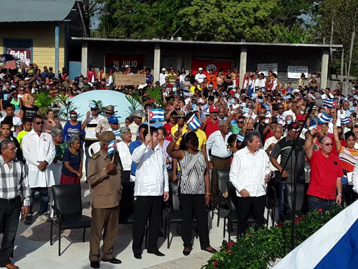 Como ayer, Baire siguen sintetizando la decisión de lucha de los cubanos. Foto del autor