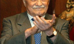 El poeta Mario Benedetti. 