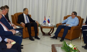 Cancilleres de Cuba y Rusia 