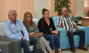 El Presidente se reunió en Santa Clara con familiares del médico Landy Rodríguez