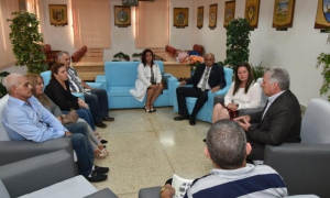 El Presidente se reunió en Santa Clara con familiares del médico Landy Rodríguez