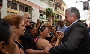 Recorrido Díaz-Canel por Villa Clara