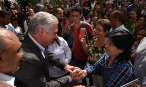 Recorrido Díaz-Canel por Villa Clara