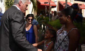 Recorrido Díaz-Canel por Villa Clara