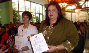 Toma de posesión de gobernadora y vicegobernadora en Camagüey