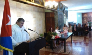 Toma de posesión de gobernadora y vicegobernadora en Camagüey