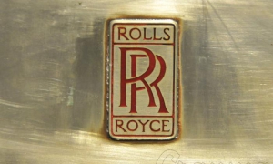 Sello oficial de los autos Rolls Royce 