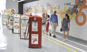 Bombas de gasolina de diferentes corporaciones norteamericanas.