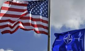 EE. UU. Otan banderas