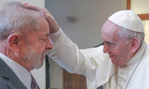 papa francisco recibe a lula