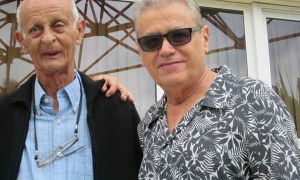 Paco Prats (izquierda) y Senel Paz, premios nacionales de Cine. 