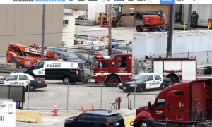 La policia acordonó la zona del incidente en Milwaukee, donde un tiroteo dejó si