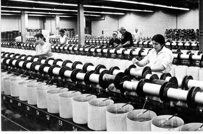 Rayonera de Matanzas.
Foto: Liborio Noval, 4 de marzo de 1973