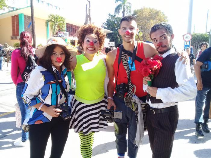 Las Tunas disfrutó varios días del arte del clown. 
Foto: Leidys María Labrador Herrera 