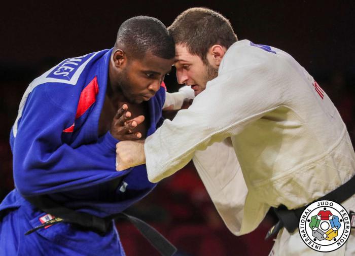 Silva frente a Sherazadishvili, en la final del Grand Slam de Brasilia-2019. Foto: IJF