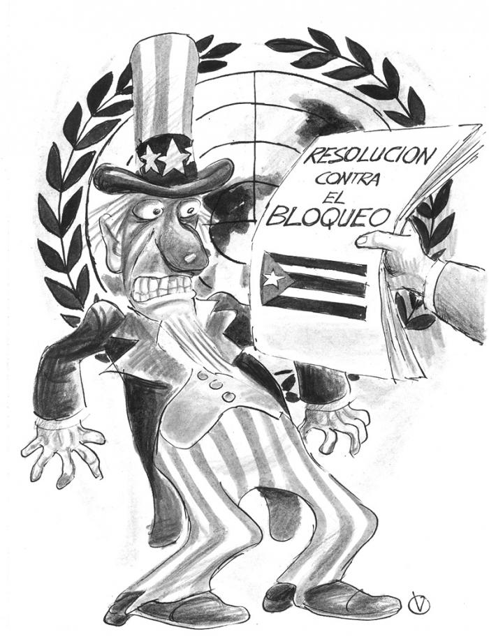 Caricatura Aprueban parlamentos latinoamericanos de condena al bloqueo.
Virgilio
Publicada: 09/11/2000
Cari0408