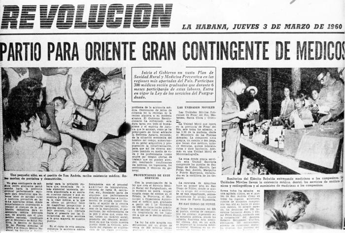 Partió para Oriente gran contingente de médicos.