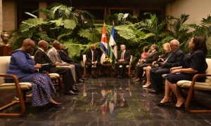 presidente y Letsie III, Rey de Lesoto