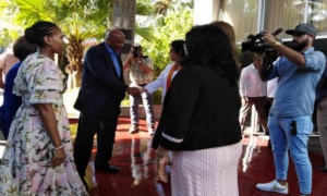 Visita rey de Leshoto en Cuba Escuela Latinoamericana de Medicina 