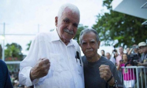 Rafael Cancel Miranda y Oscar López Rivera