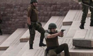 «Superlunes» en Chile termina con varios heridos por represión