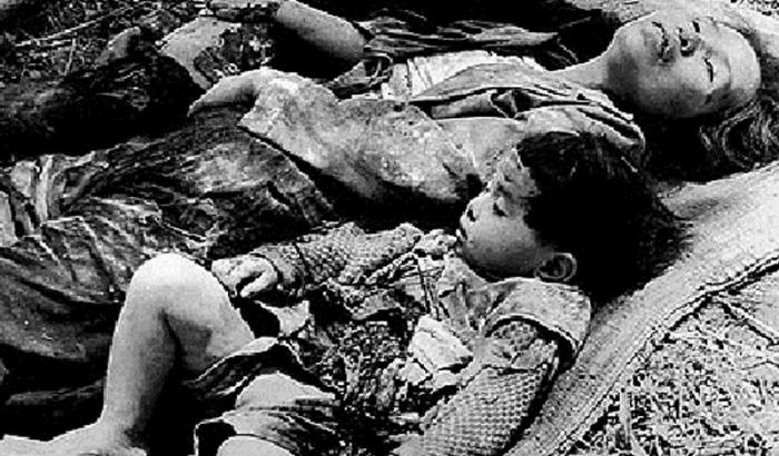 Cuadros dolorosos, como este, fueron estampados en My Lai por soldados gringos el día del crimen que aún permanece en la impunidad.