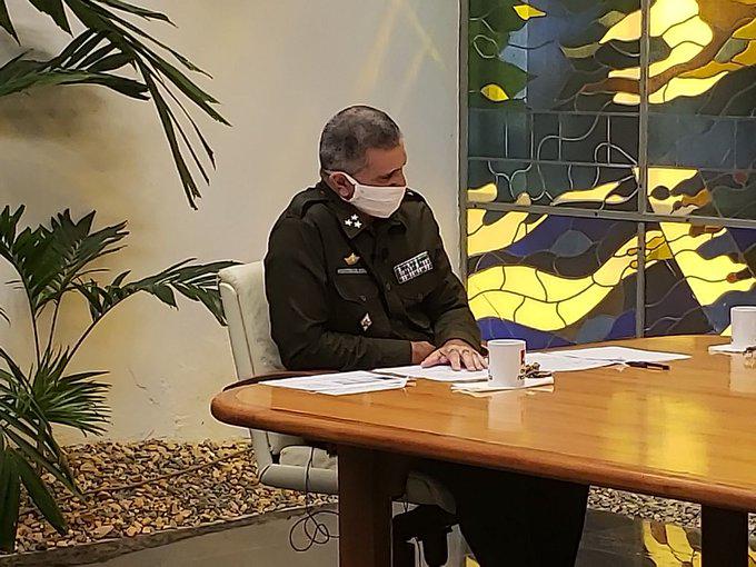 coronel Mario Méndez Mayedo, jefe de la Dirección de Identificación, Inmigración y Extranjería del Ministerio del Interior