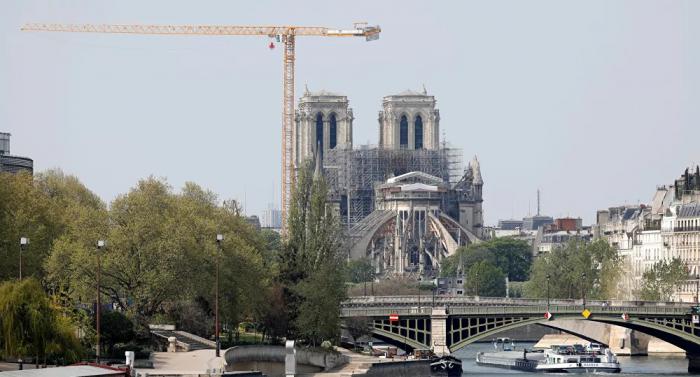 La catedral de Notre Dame de París, un año después del devastador incendio 
