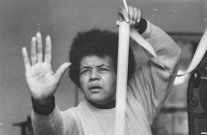 La cineasta Sarah Maldoror. 