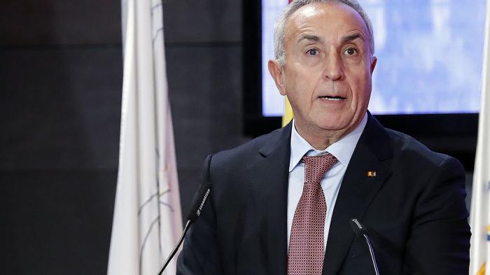 El presidente del Comité Olímpico Español, Alejandro Blanco