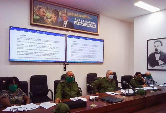 Durante la reunión del Consejo de Defensa Provincial de La Habana se informó la determinación del origen de la transmisión en el centro comercial de Puentes Grandes, y se informó el análisis de la situación del Hospital Universitario General Calixto García 