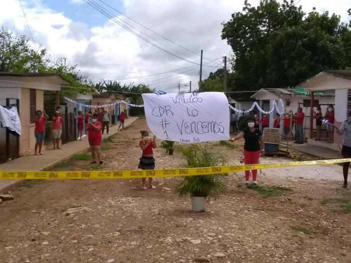 Los vecinos de la CPA 26 de Julio mostraron su agradecimiento por las atenciones recibidas
