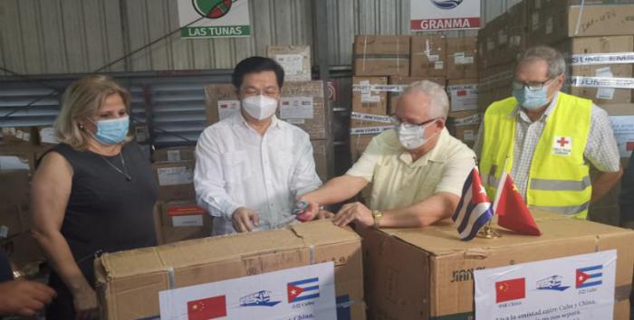 En Cuba nuevo donativo chino para enfrentar a la covid-19