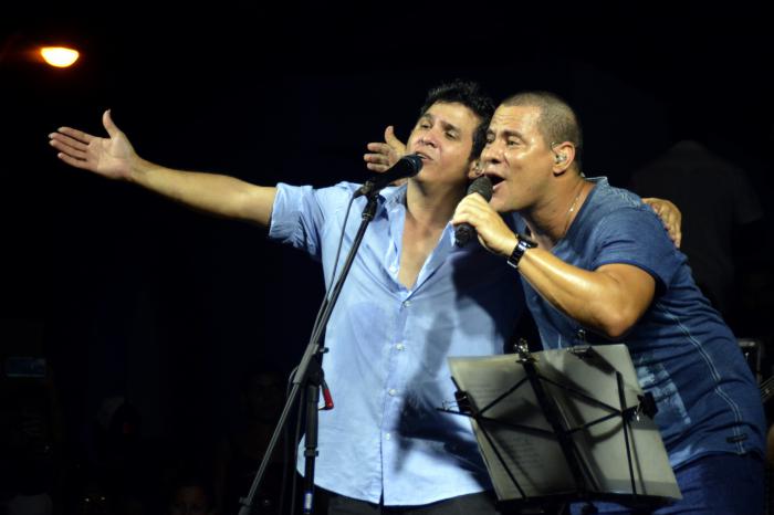 Buena Fe en concierto durante el Fiestón 2019. 