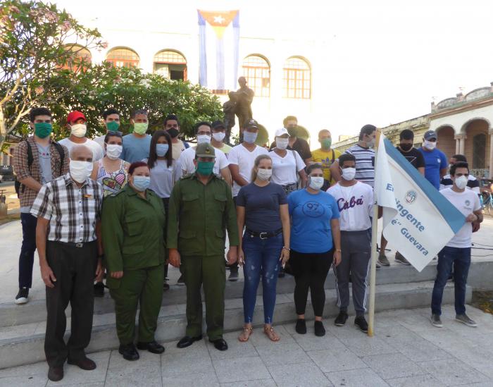El contingente juvenil Ernesto Che Guevara cumplirá misiones de carácter social en tierras agramontinas. 