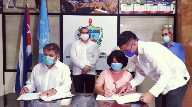 Cuba y la FAO firman acuerdo