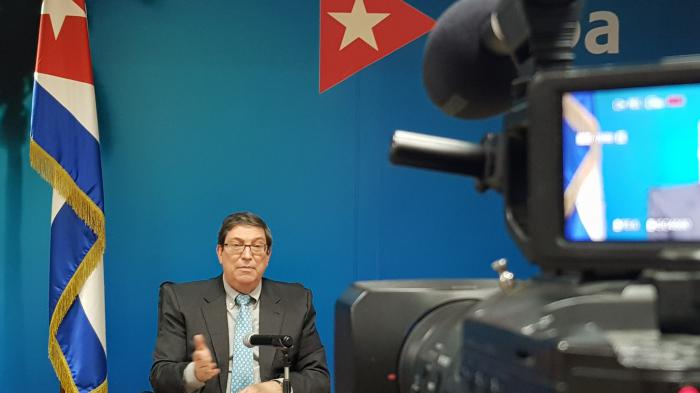 Cuenta del Canciller cubano en Twitter