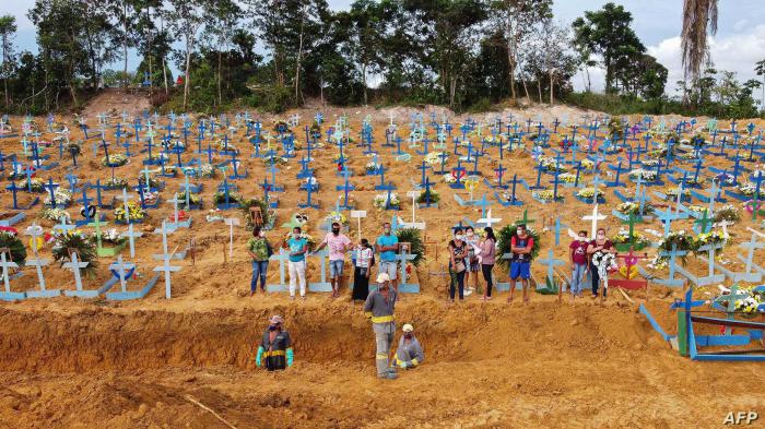 Entre fallecidos y enfermos, Brasil es el epicentro de la pandemia en un continente que, a su vez, es la peor región del mundo. foto: afp 