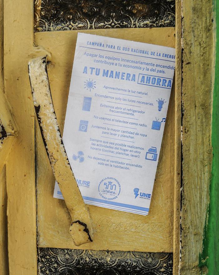 Los avisos de consumo, promueven la campaña nacional para el uso racional de energía