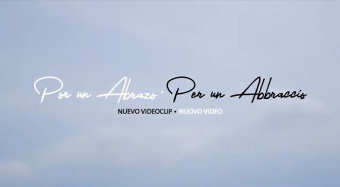 Póster de canción Por un abrazo