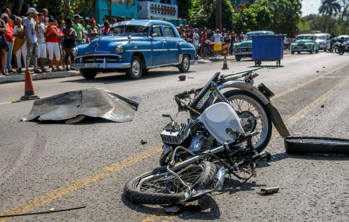 Reportaje sobre causas y condiciones que originan accidentes del tránsito, accidente de trànsito ocurrido en San Miguel del Pardòn con un fallecido