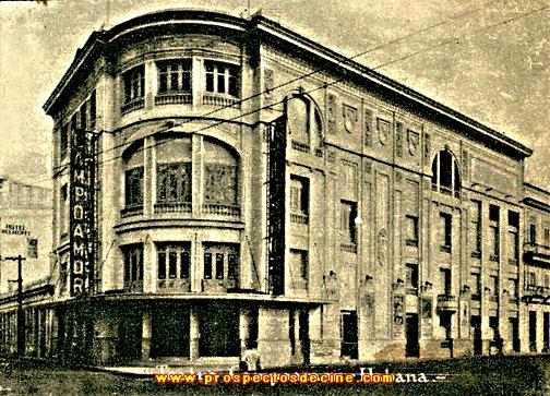 Teatro Campoamor, enclavado en la esquina de Industria y San José, centro de la vida política y cultural de La Habana. 
