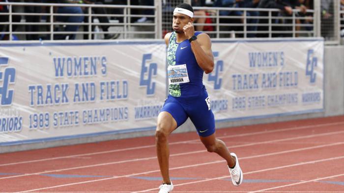 Michael Norman tiene la mejor marca en los 100 metros planos. Foto:as.com