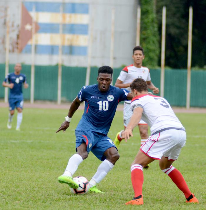Futbol CONCACAF Cuba vs RD cuba gana 1 gol x 0 con gol de Jordan Santacruz