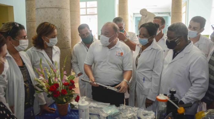 Rafael Cuestas, coordinador internacional del FPNU en Cuba, expresó el compromiso del programa para apoyar al MINSAP en sus esfuerzos por reducir la mortalidad infantil en tiempos de COVID-19