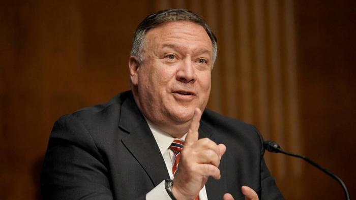 El secretario de Estado de EE.UU., Michael Pompeo, en Washington, EE.UU., el 30 de julio de 2020.