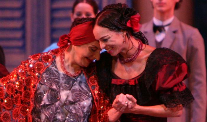 Entre los ídolos de Viengsay Valdés está su maestra, la prima ballerina 
assoluta Alicia Alonso.