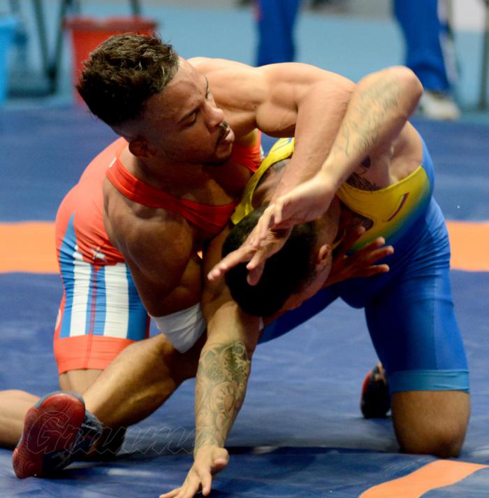 Centroamericano clasificatorio a Barranquilla Lucha Libre M 65 kg Alejandro Valdés